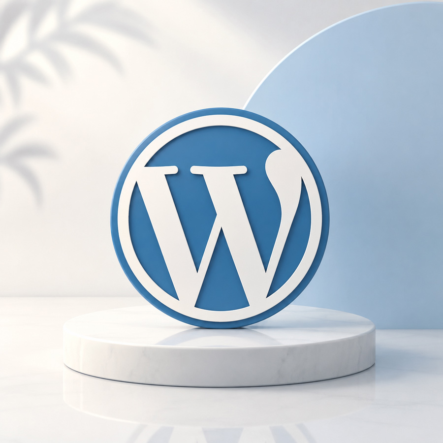 Logo do CMS Wordpress.